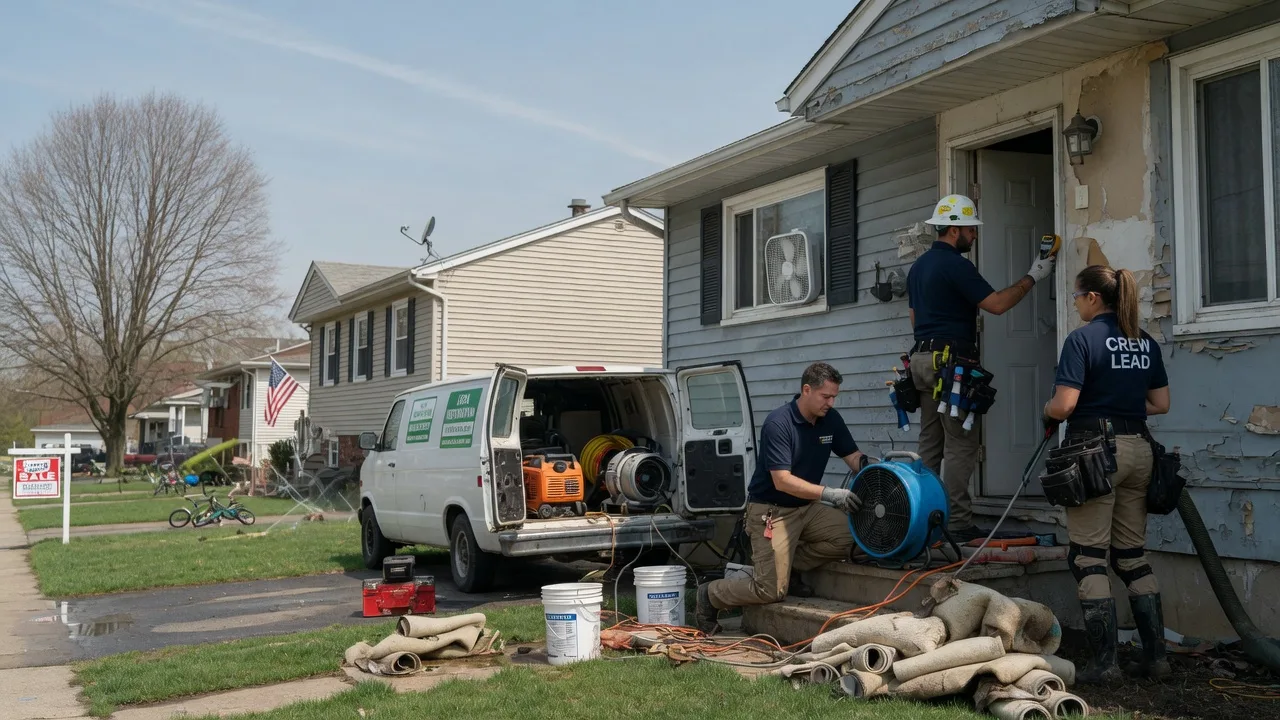 Flood Cleanup in Farmersville, OH near me